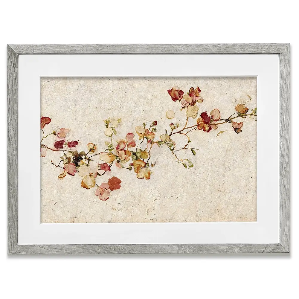 Vine Of Wine Petals Framed Art Print Vine Of Wine Petals Framed Art Print wall art product Chromatic Storm Studio