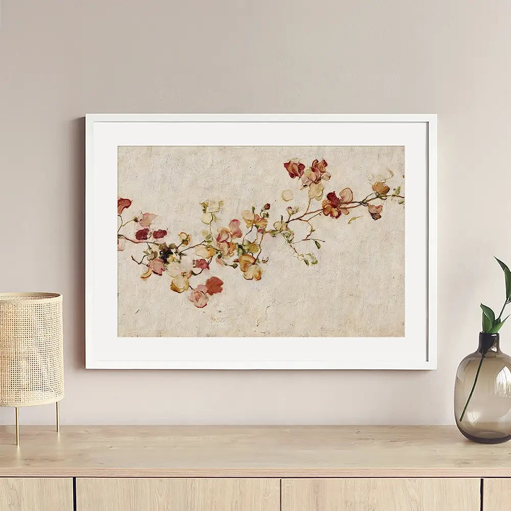 Vine Of Wine Petals Framed Art Print Vine Of Wine Petals Framed Art Print wall art product Chromatic Storm Studio