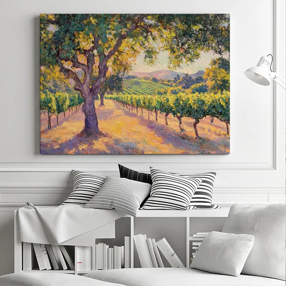 Vineyard View Canvas Print Vineyard View Canvas Print wall art product Tanya Ocean