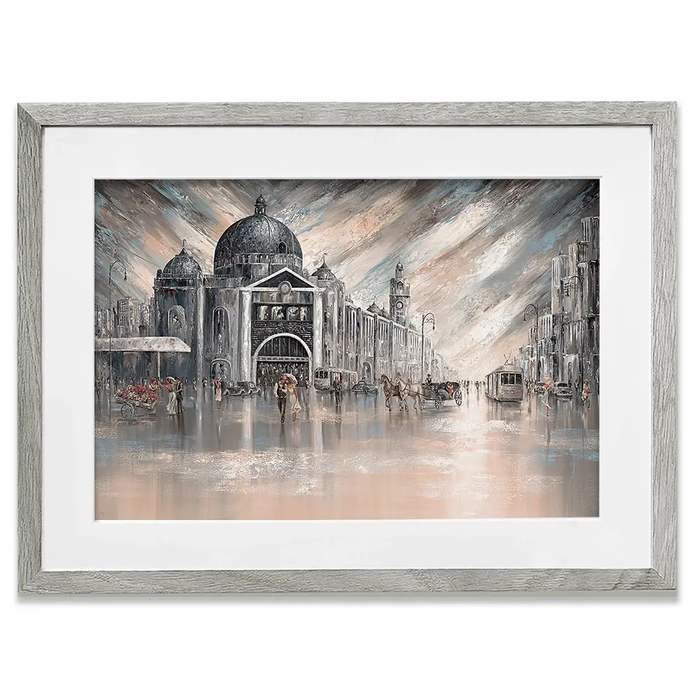 Vintage Flinders Luxe Framed Art Print Vintage Flinders Luxe Framed Art Print wall art product Isabella Karolewicz