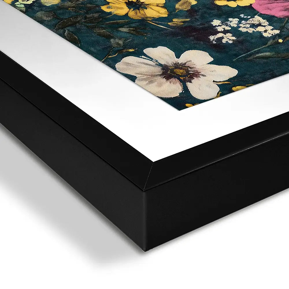 Vintage Flowers Framed Art Print Vintage Flowers Framed Art Print wall art product Gina Kelly - Independent