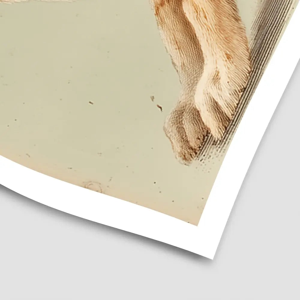 Vintage Hare 2 Art Print Vintage Hare 2 Art Print wall art product Paula Freeman