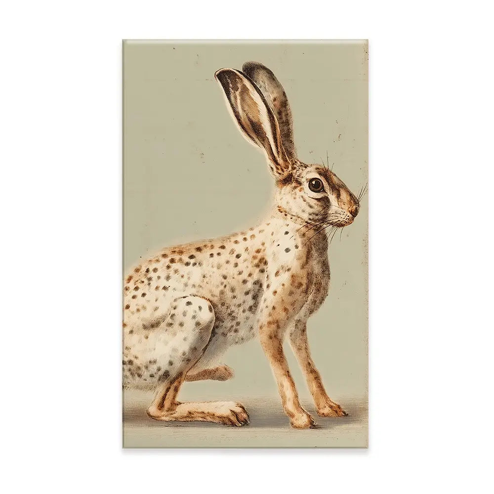 Vintage Hare Canvas Print Vintage Hare Canvas Print wall art product Paula Freeman