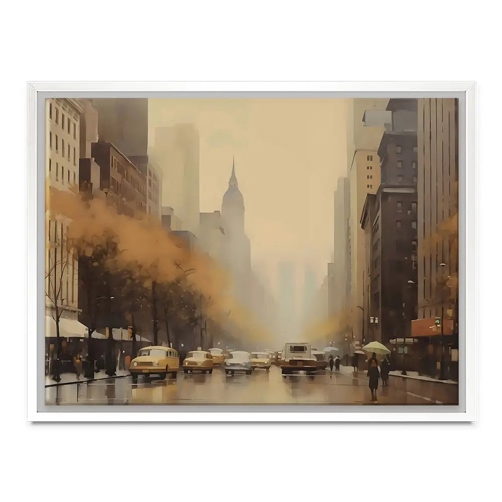 Vintage New York Canvas Print Vintage New York Canvas Print wall art product Arlington Prints - Independent