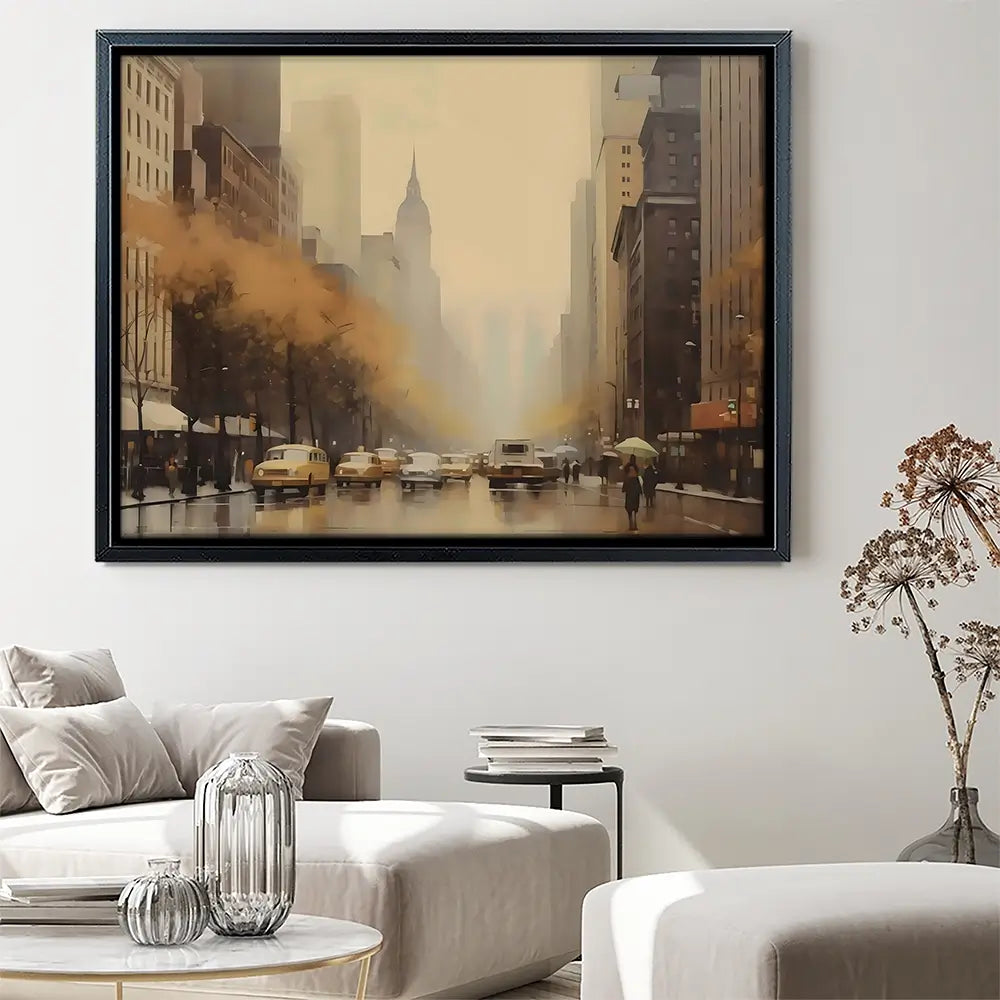 Vintage New York Canvas Print Vintage New York Canvas Print wall art product Arlington Prints - Independent