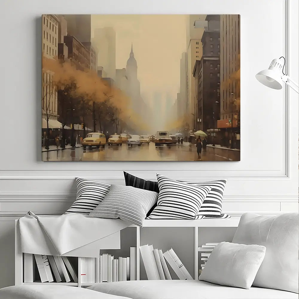 Vintage New York Canvas Print Vintage New York Canvas Print wall art product Arlington Prints - Independent