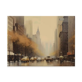 Vintage New York Canvas Print Vintage New York Canvas Print wall art product Arlington Prints - Independent