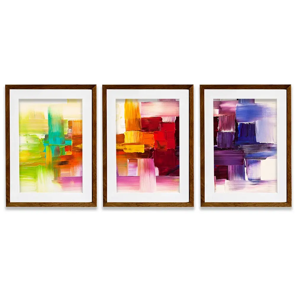 Visual Thoughts Framed Art Print Trio Visual Thoughts Framed Art Print Trio wall art product Osnat Tzadok