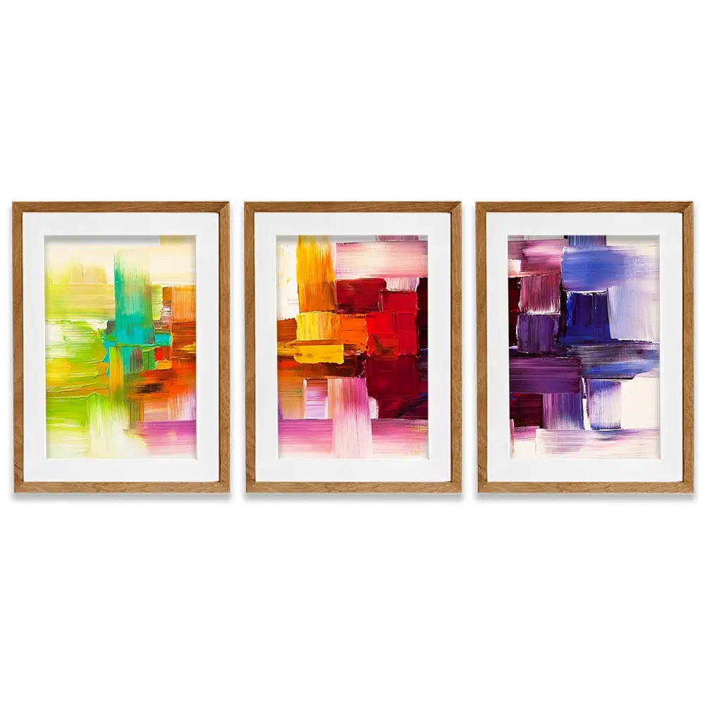 Visual Thoughts Framed Art Print Trio Visual Thoughts Framed Art Print Trio wall art product Osnat Tzadok