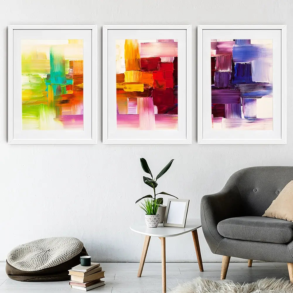 Visual Thoughts Framed Art Print Trio Visual Thoughts Framed Art Print Trio wall art product Osnat Tzadok