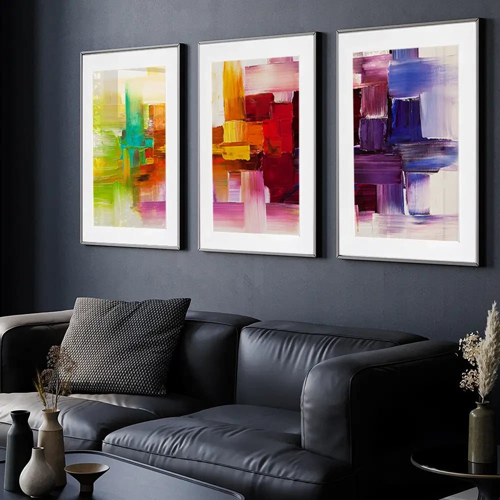 Visual Thoughts Framed Art Print Trio Visual Thoughts Framed Art Print Trio wall art product Osnat Tzadok