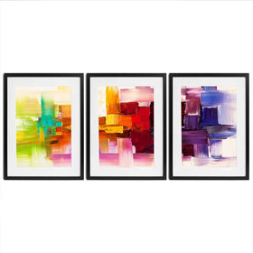 Visual Thoughts Framed Art Print Trio Visual Thoughts Framed Art Print Trio wall art product Osnat Tzadok