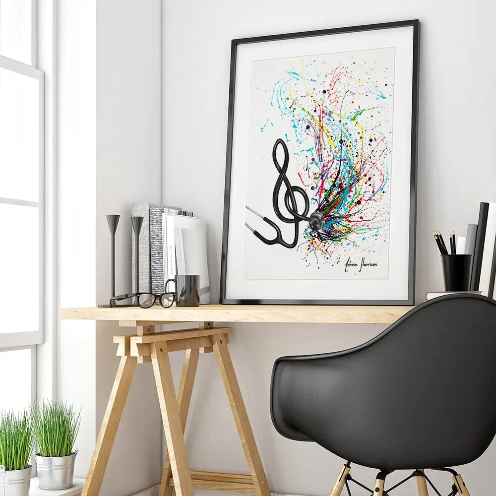 Vital Rhythm Framed Art Print Vital Rhythm Framed Art Print wall art product Ashvin Harrison