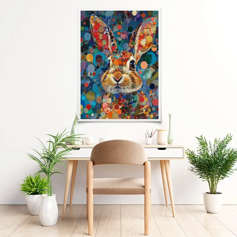 Vivid Hare Art Print Vivid Hare Art Print wall art product David Alexander Elder