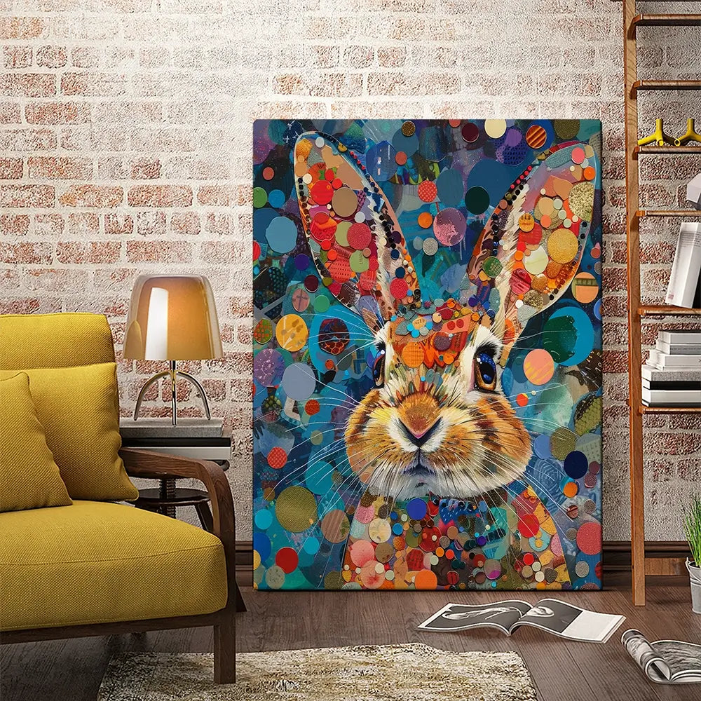Vivid Hare Canvas Print Vivid Hare Canvas Print wall art product David Alexander Elder