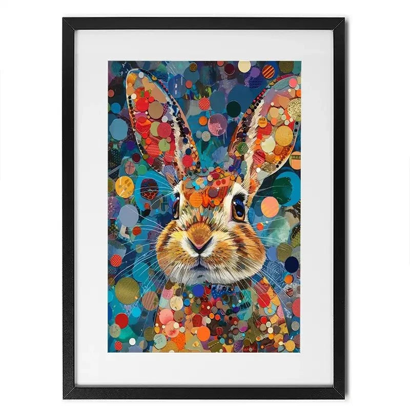 Vivid Hare Framed Art Print Vivid Hare Framed Art Print wall art product David Alexander Elder