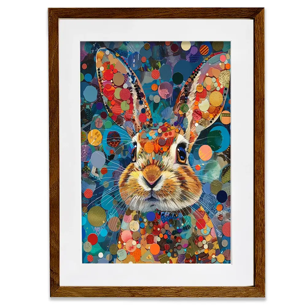 Vivid Hare Framed Art Print Vivid Hare Framed Art Print wall art product David Alexander Elder