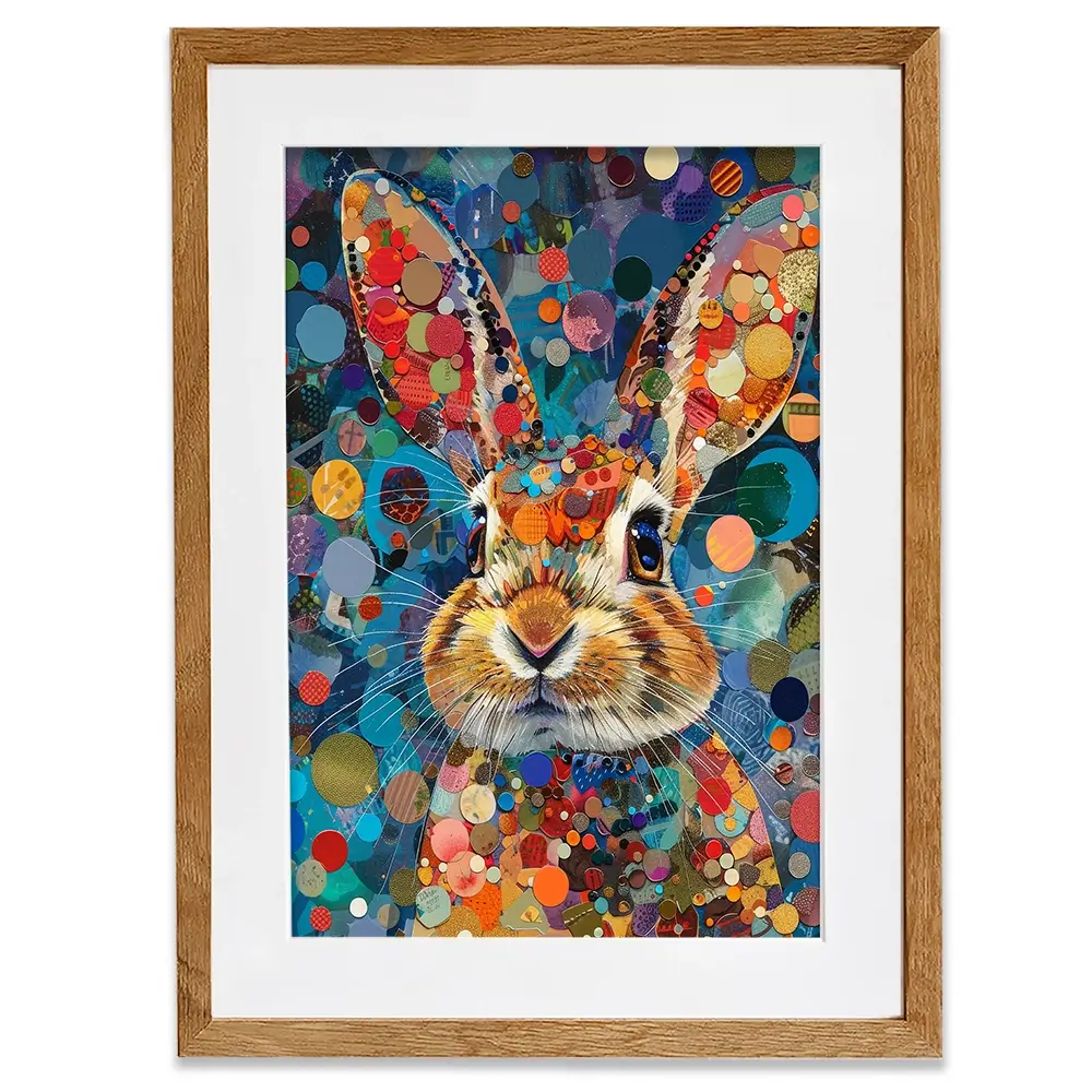 Vivid Hare Framed Art Print Vivid Hare Framed Art Print wall art product David Alexander Elder