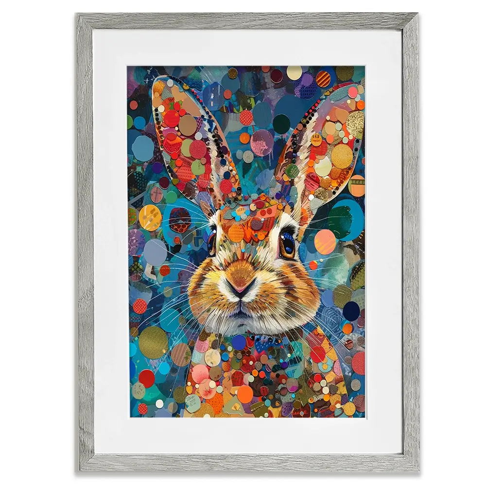 Vivid Hare Framed Art Print Vivid Hare Framed Art Print wall art product David Alexander Elder