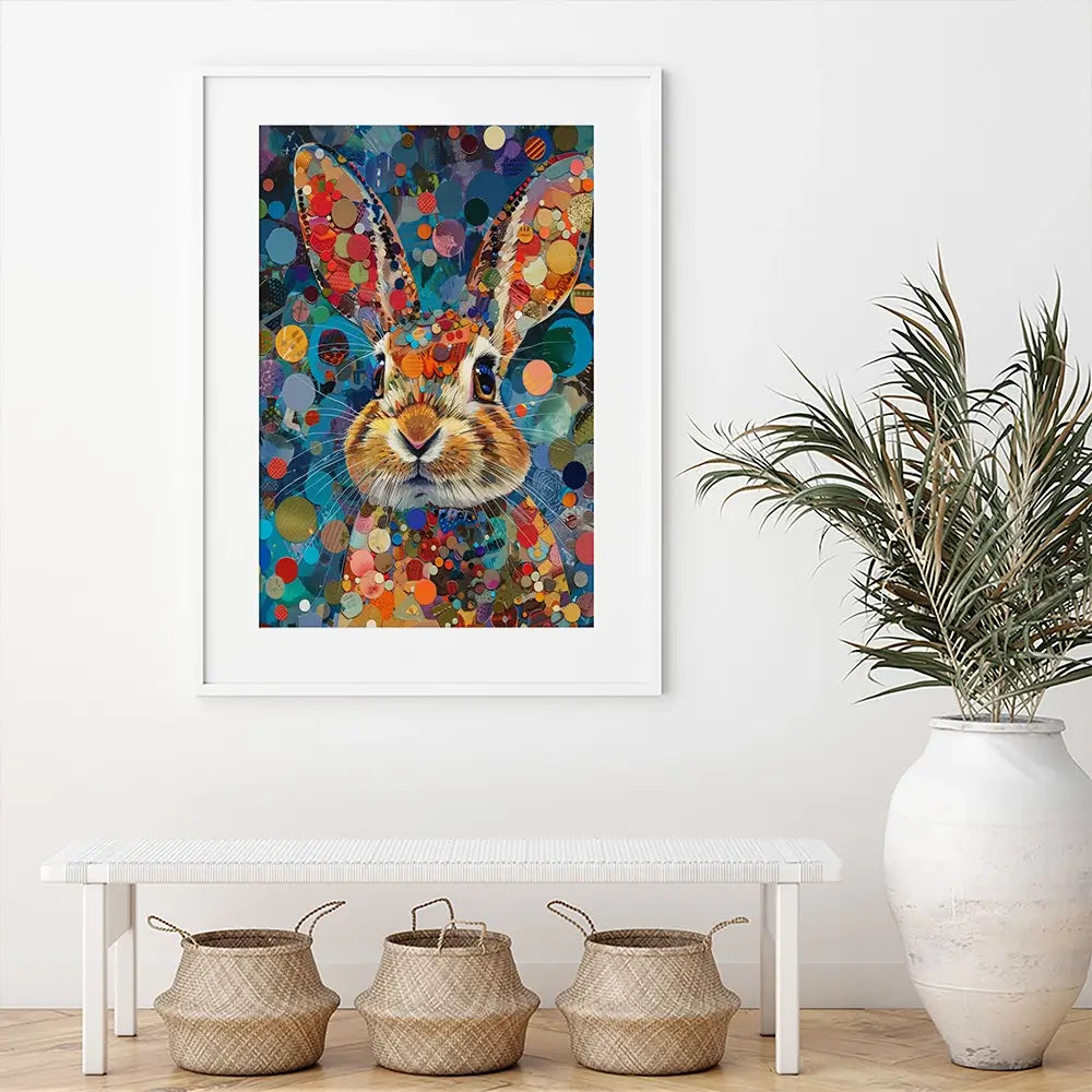 Vivid Hare Framed Art Print Vivid Hare Framed Art Print wall art product David Alexander Elder