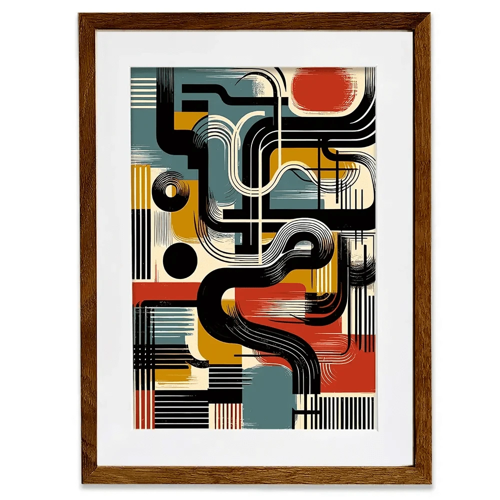 Vivid Harmony Echo Framed Art Print Vivid Harmony Echo Framed Art Print wall art product P & M Print Gallery