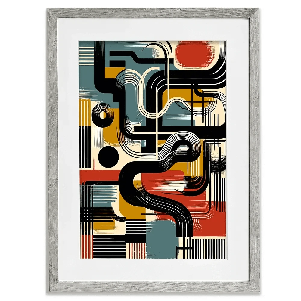 Vivid Harmony Echo Framed Art Print Vivid Harmony Echo Framed Art Print wall art product P & M Print Gallery