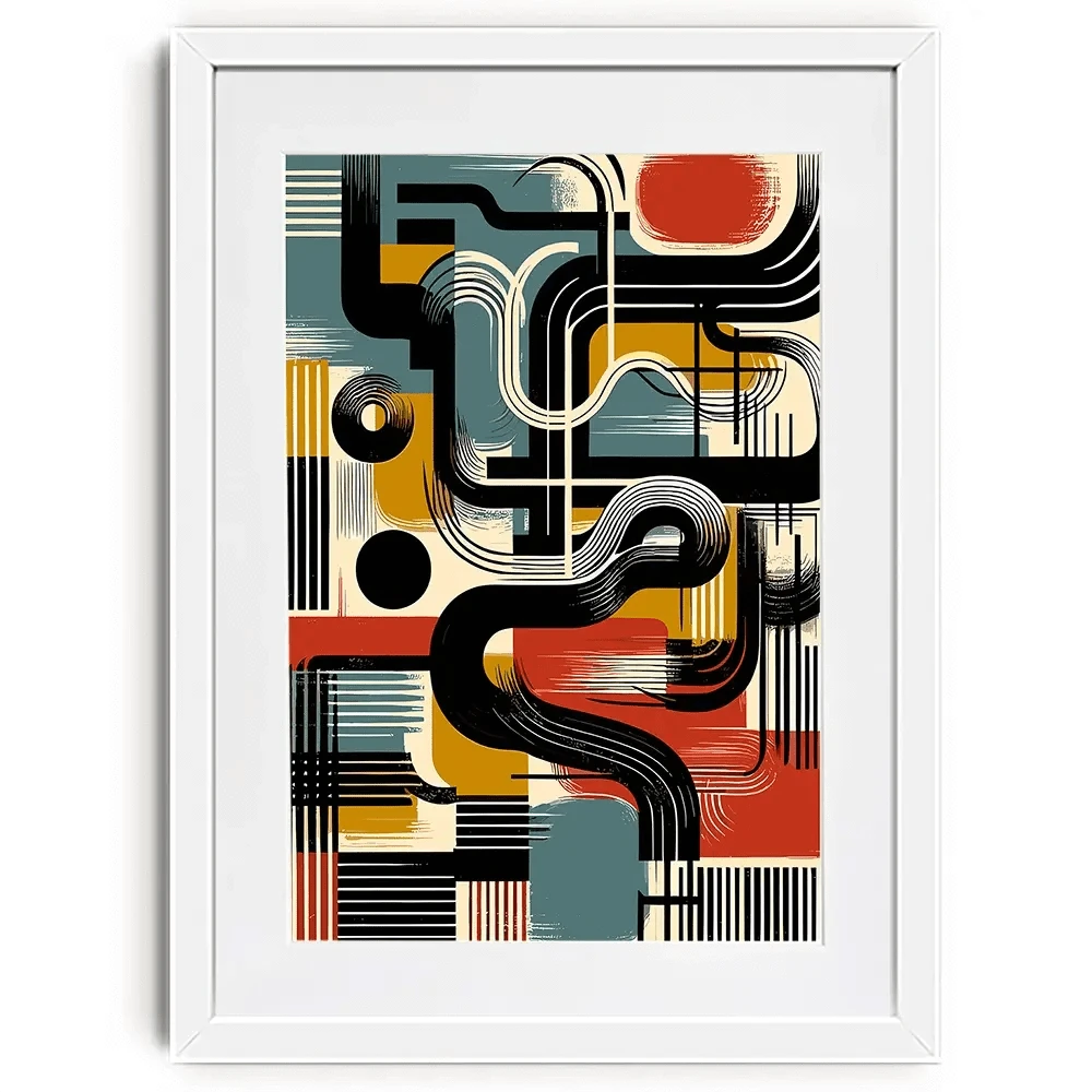 Vivid Harmony Echo Framed Art Print Vivid Harmony Echo Framed Art Print wall art product P & M Print Gallery