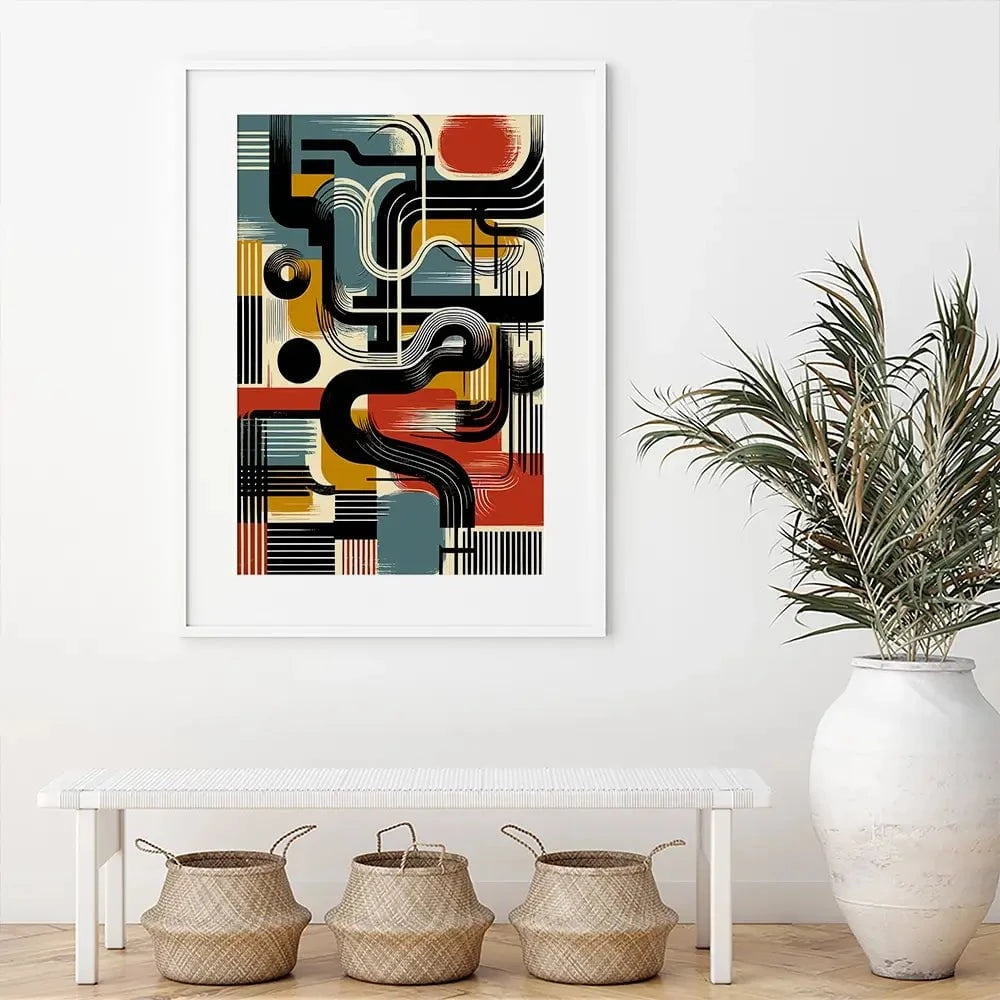 Vivid Harmony Echo Framed Art Print Vivid Harmony Echo Framed Art Print wall art product P & M Print Gallery