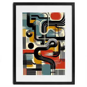 Vivid Harmony Echo Framed Art Print Vivid Harmony Echo Framed Art Print wall art product P & M Print Gallery