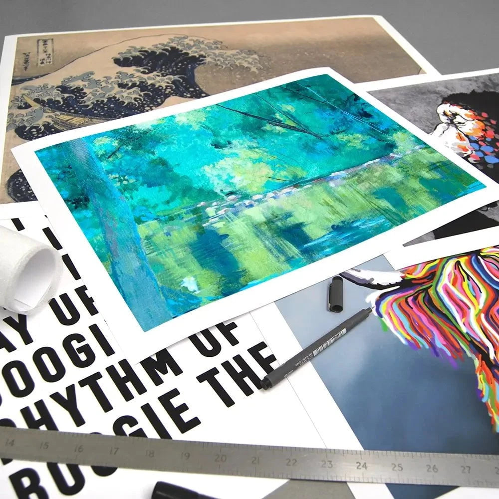 Vivid River Art Print Vivid River Art Print wall art product Unattributed