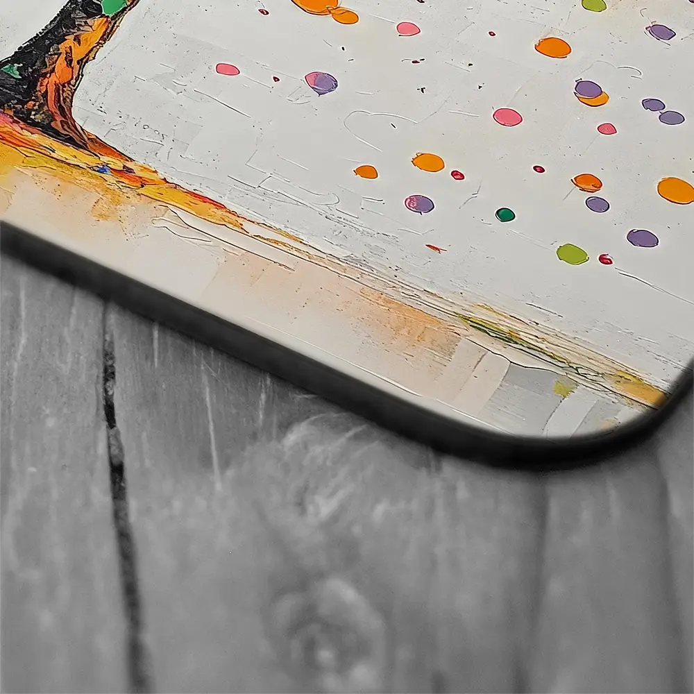 Vivid Tree Coaster Set Rainbow Soul Tree Coaster Set | Rainbow Soul Tree Art Coasters wall art product David Alexander Elder