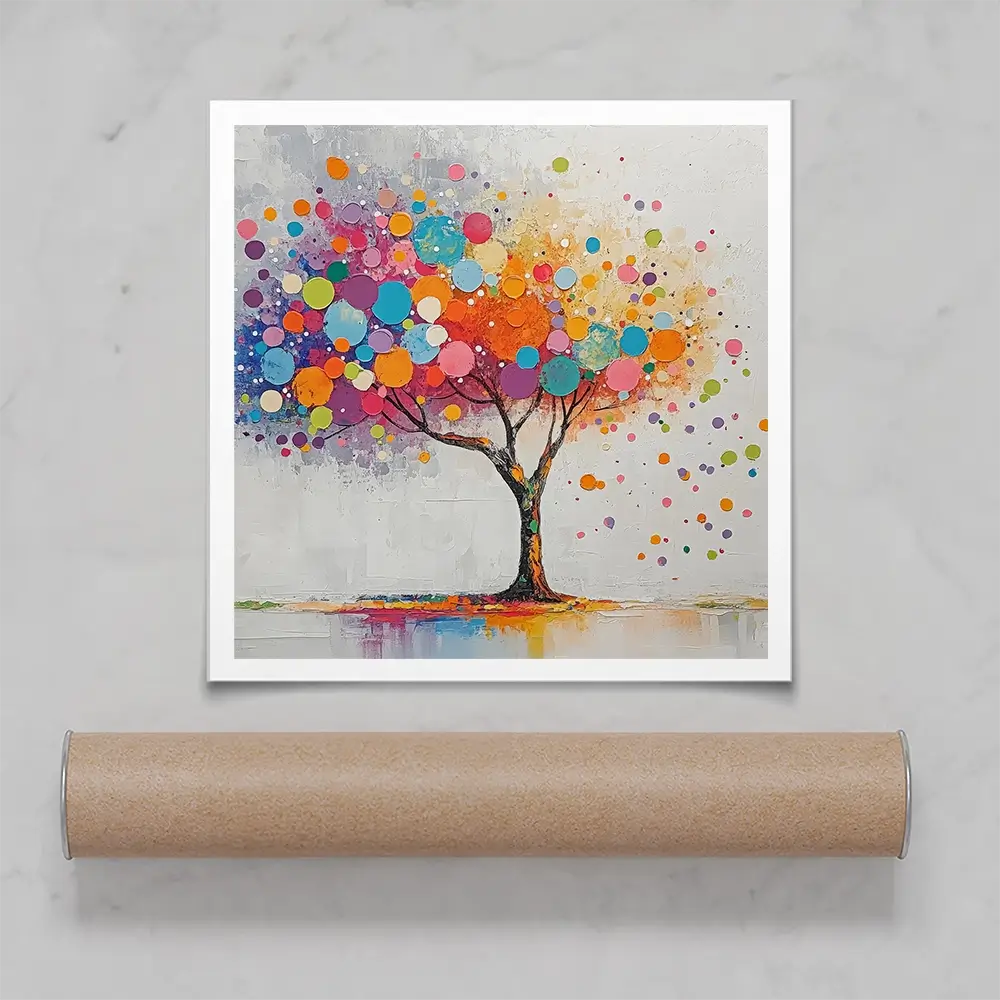 Vivid Tree Square Art Print Vivid Tree Square Art Print wall art product David Alexander Elder