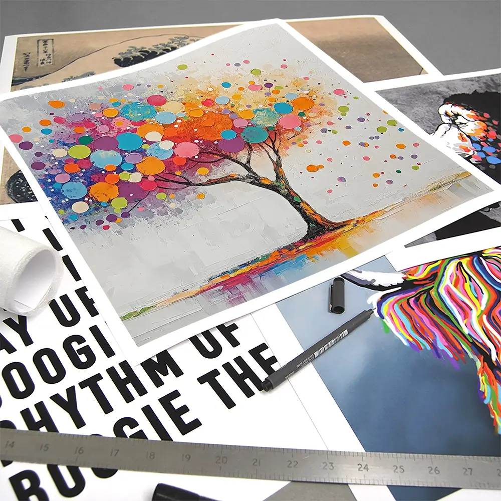 Vivid Tree Square Art Print Vivid Tree Square Art Print wall art product David Alexander Elder