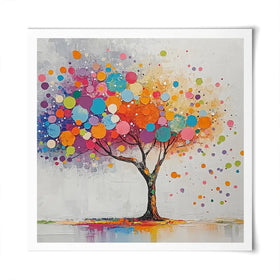 Vivid Tree Square Art Print Vivid Tree Square Art Print wall art product David Alexander Elder