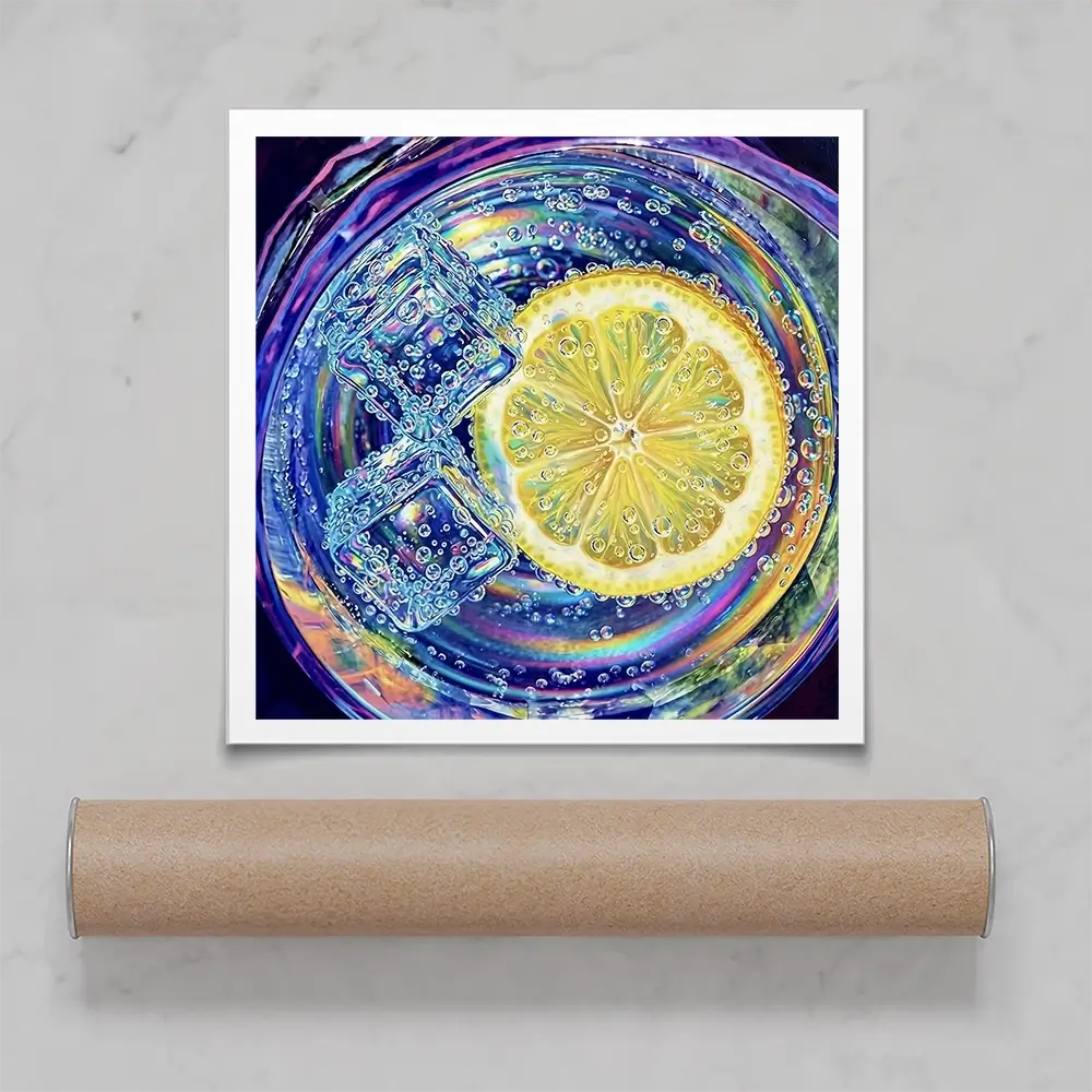 Vodka And Tonic Cocktail Square Art Print Vodka And Tonic Cocktail Square Art Print wall art product David Alexander Elder