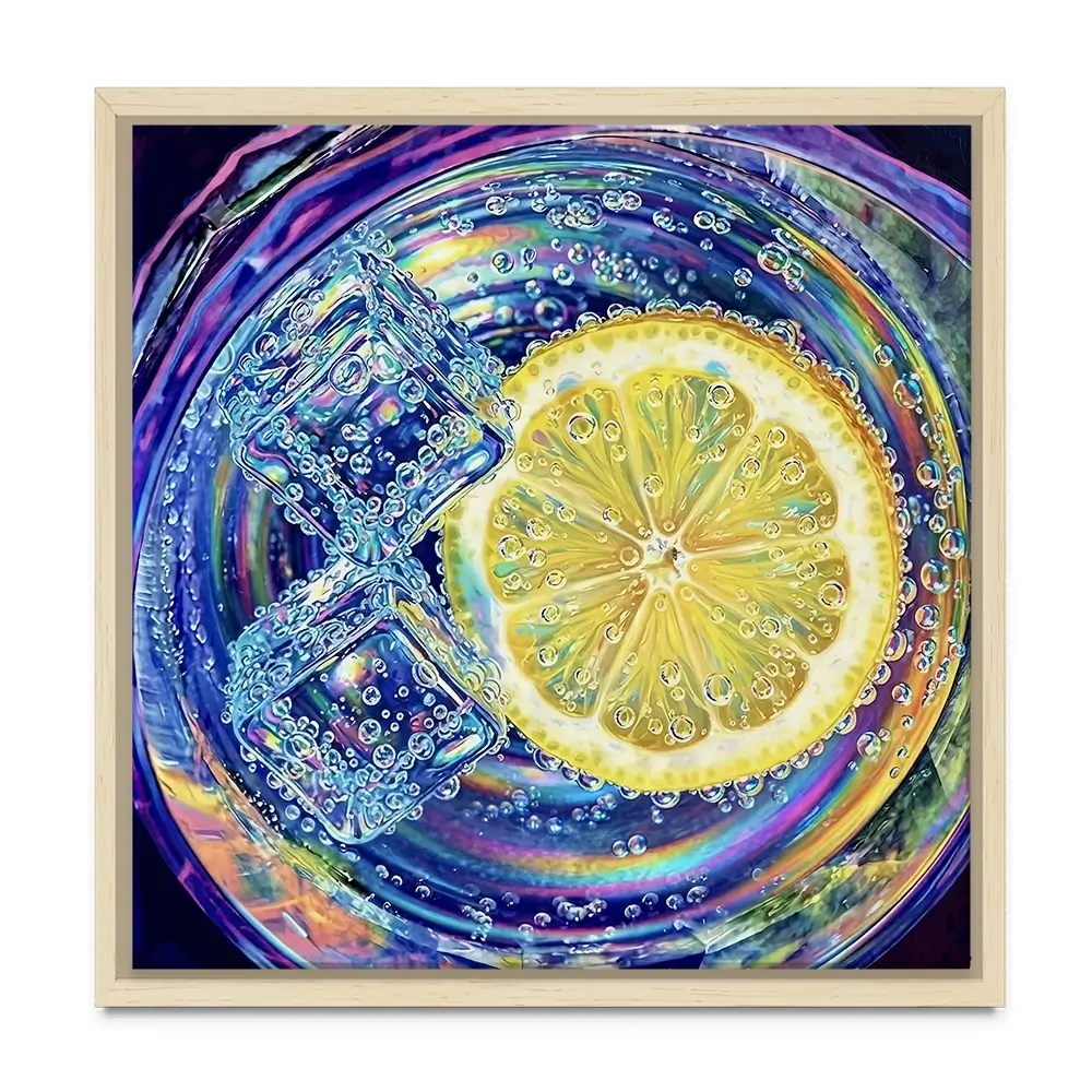 Vodka And Tonic Cocktail Square Canvas Print Vodka And Tonic Cocktail Square Canvas Print wall art product David Alexander Elder