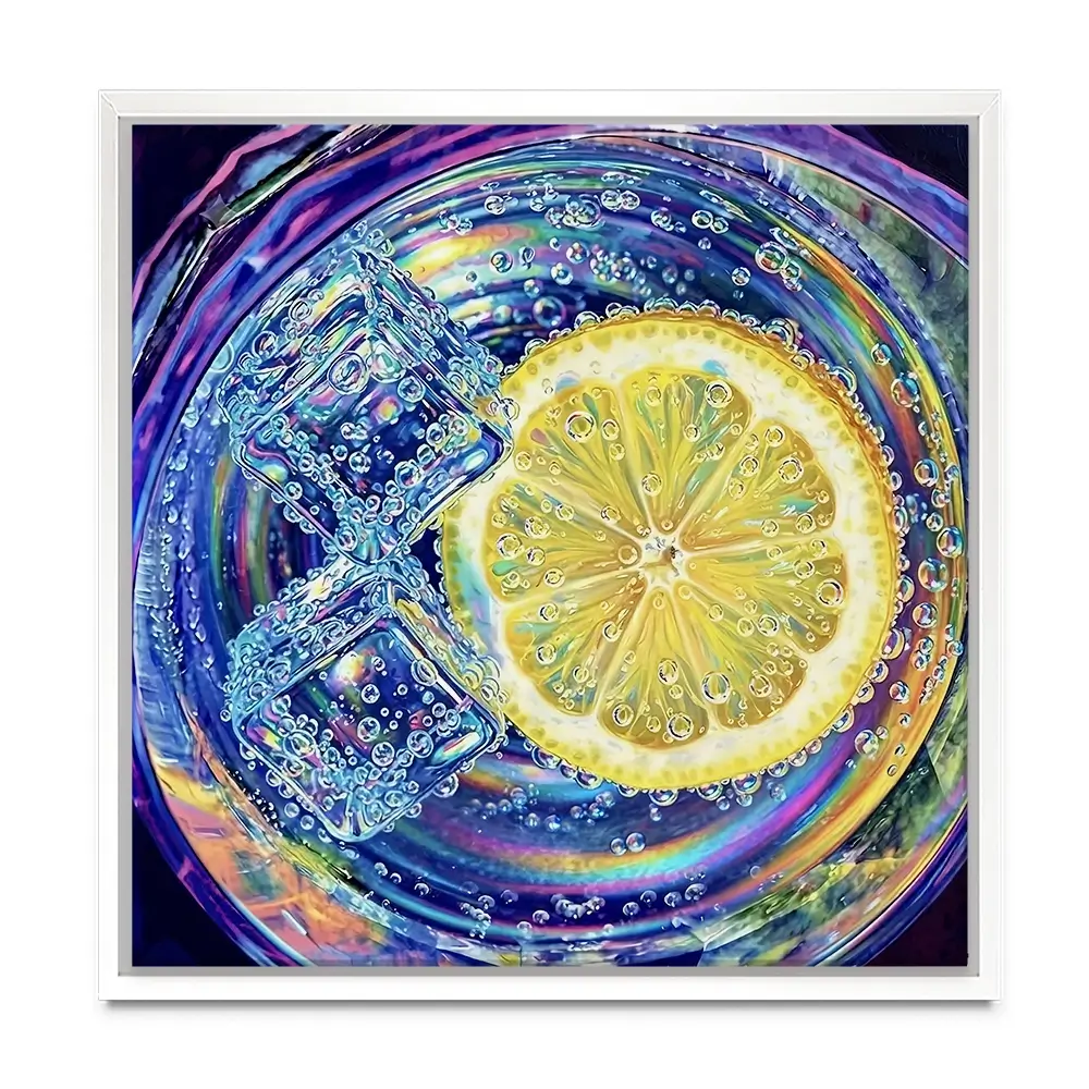Vodka And Tonic Cocktail Square Canvas Print Vodka And Tonic Cocktail Square Canvas Print wall art product David Alexander Elder