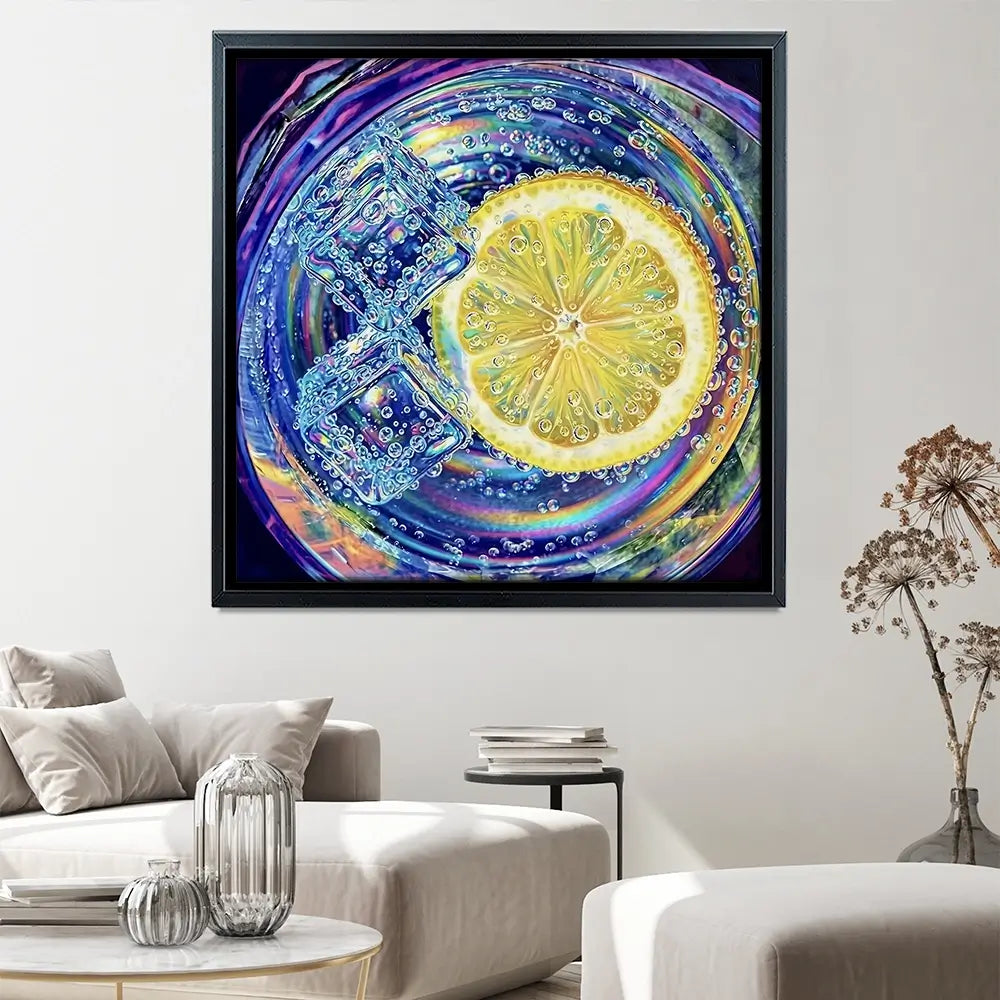 Vodka And Tonic Cocktail Square Canvas Print Vodka And Tonic Cocktail Square Canvas Print wall art product David Alexander Elder