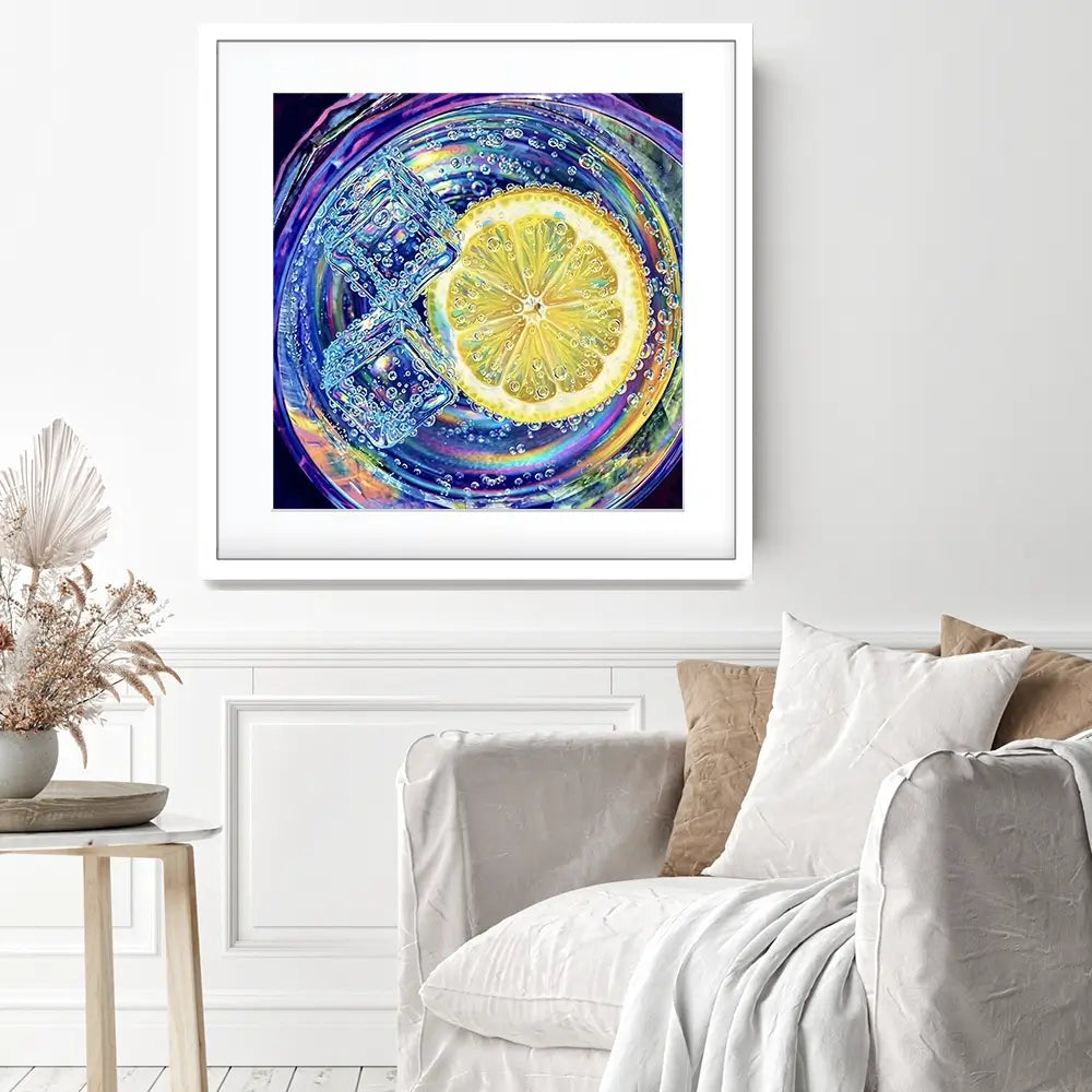 Vodka And Tonic Cocktail Square Framed Art Print Vodka And Tonic Cocktail Square Framed Art Print wall art product David Alexander Elder