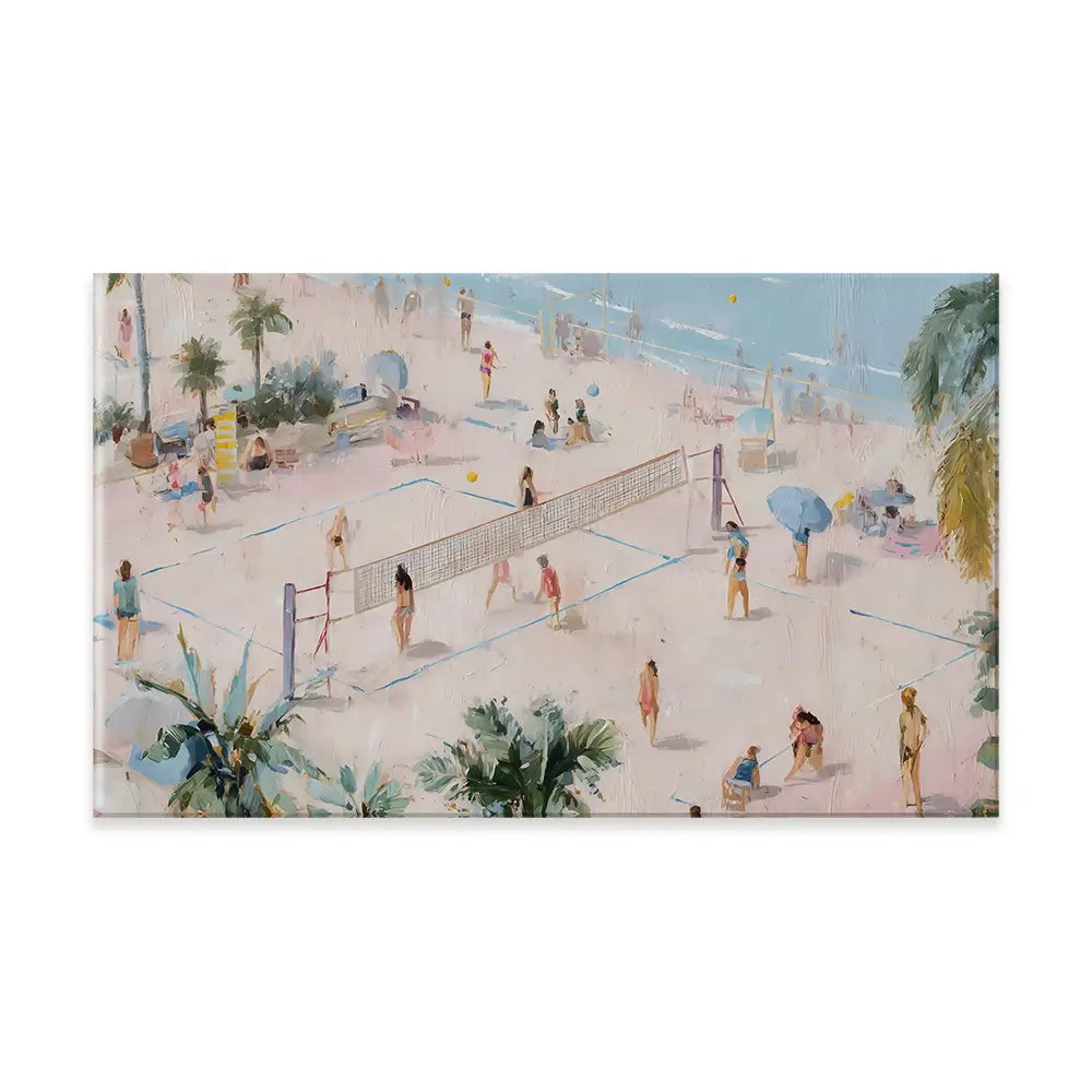 Volleyball Canvas Print Volleyball Canvas Print wall art product Art by Özge - Independent