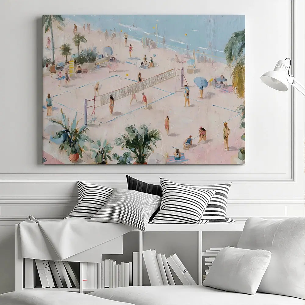 Volleyball Canvas Print Volleyball Canvas Print wall art product Art by Özge - Independent