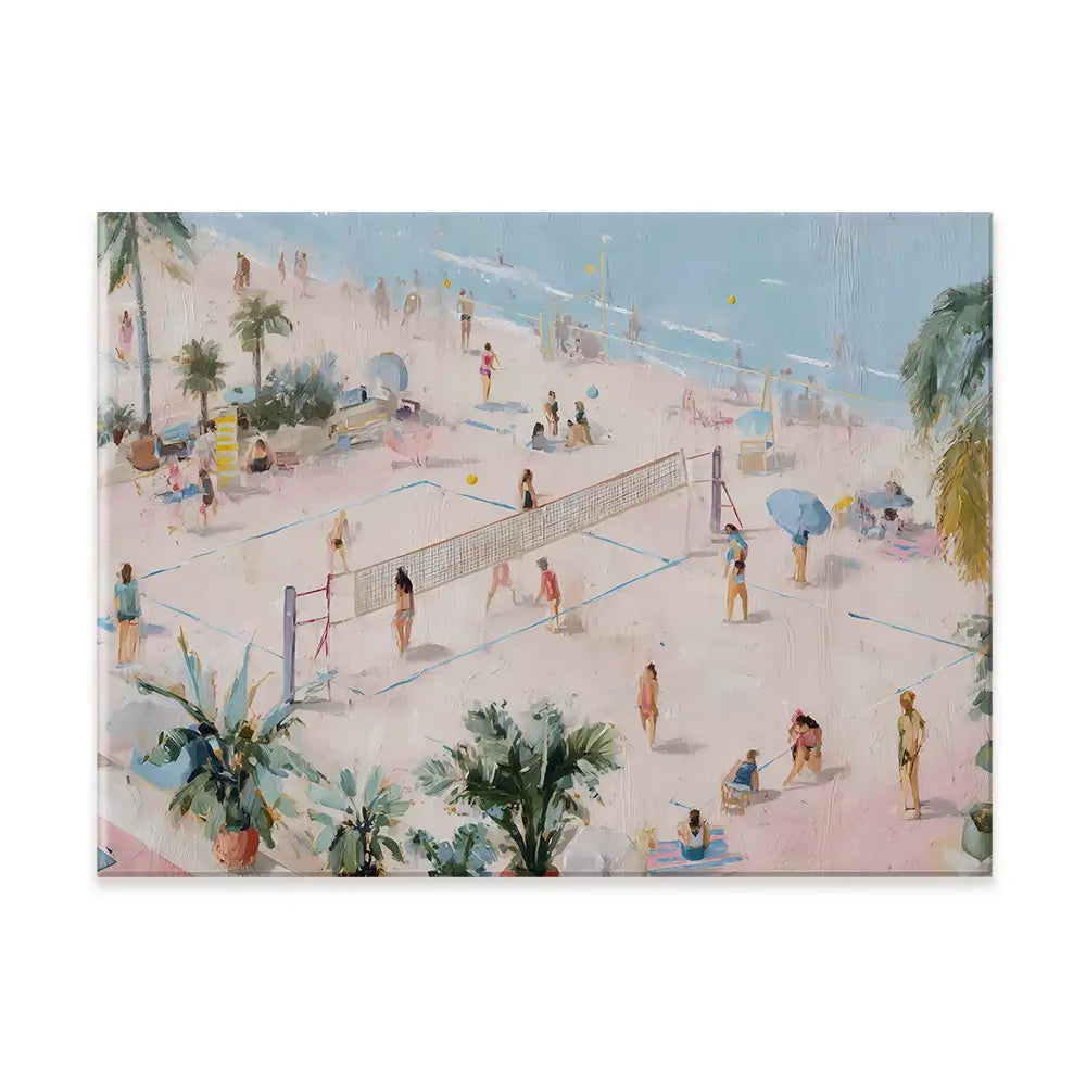 Volleyball Canvas Print Volleyball Canvas Print wall art product Art by Özge - Independent