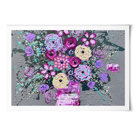 Wake Up And Smell The Roses Art Print Wake Up And Smell The Roses Art Print wall art product Jo Mulligan