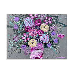 Wake Up And Smell The Roses Canvas Print Wake Up And Smell The Roses Canvas Print wall art product Jo Mulligan