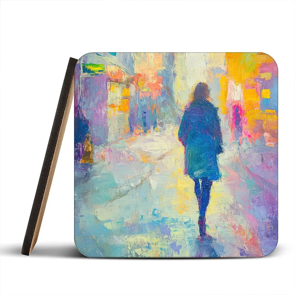 Walking Away Coaster Set Walking Away Coaster Set wall art product Tanya Ocean