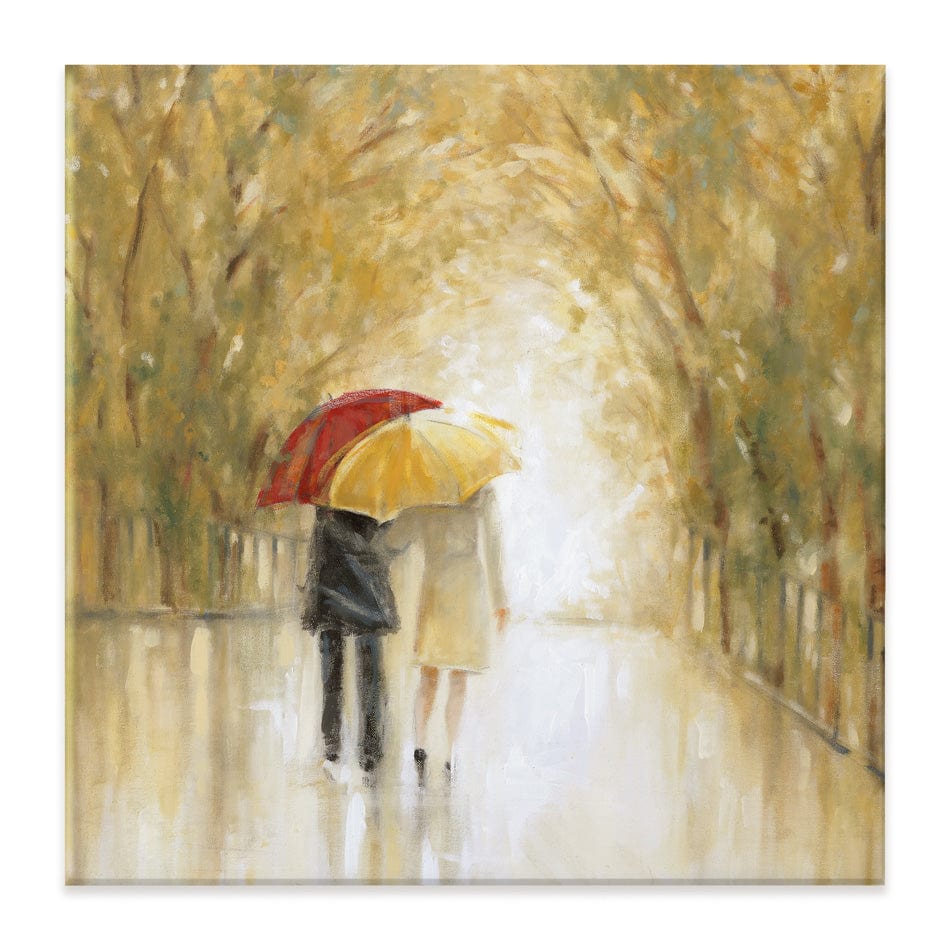 Walking In The Rain Canvas Print wall art product Carol Robinson