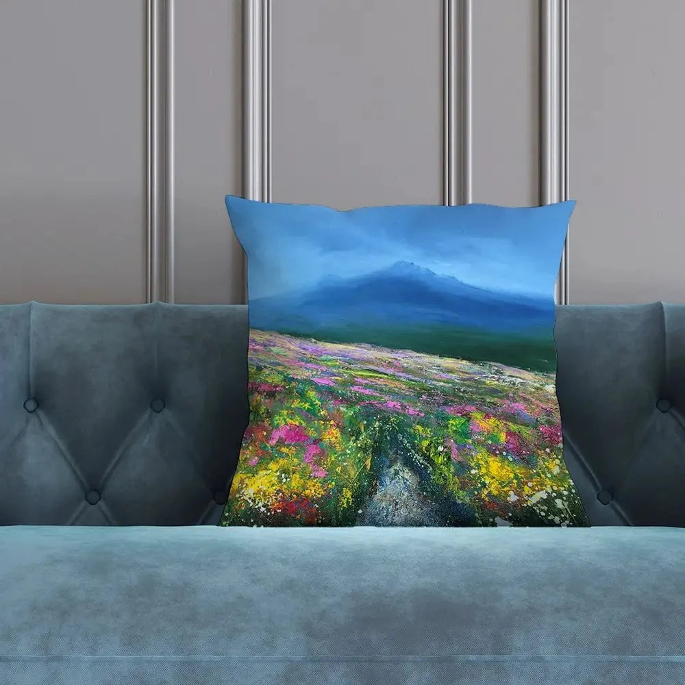 Walking On Dartmoor Cushion Walking On Dartmoor Cushion wall art product Laure Bury