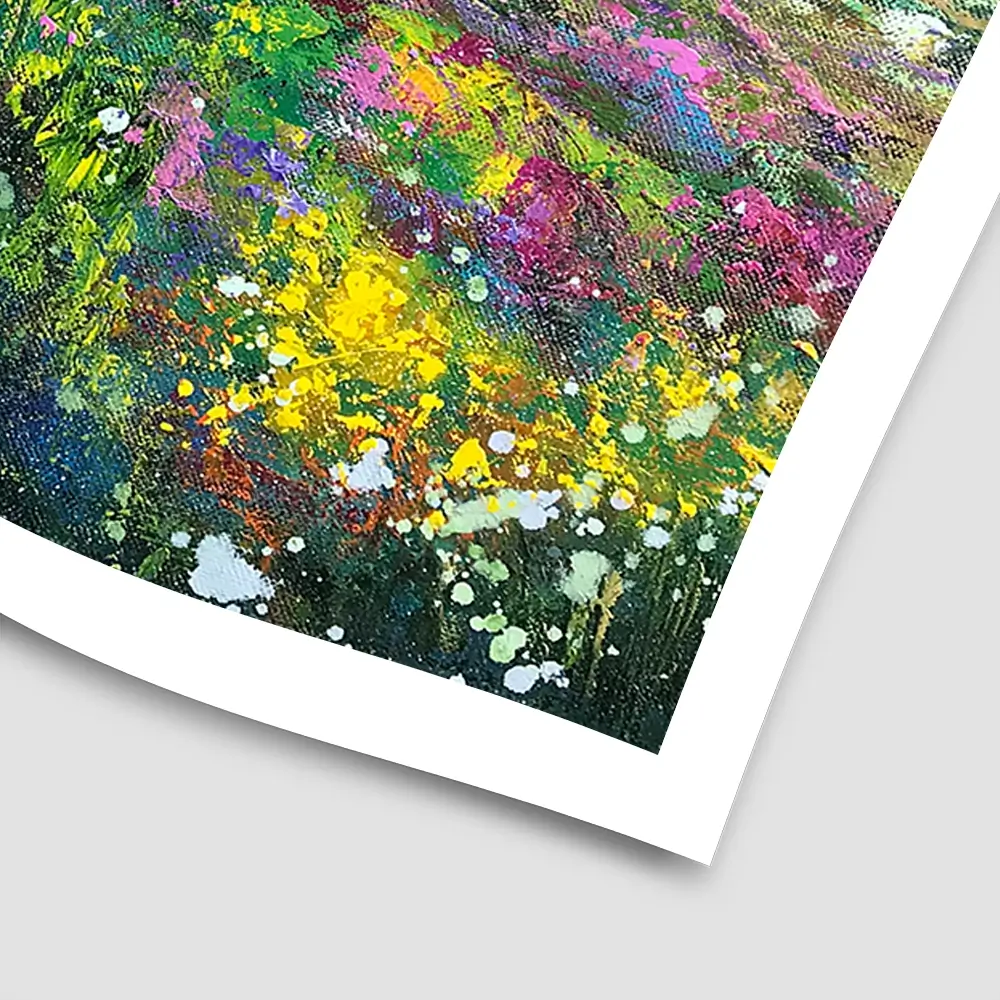 Walking On Dartmoor Square Art Print Walking On Dartmoor Square Art Print wall art product Laure Bury