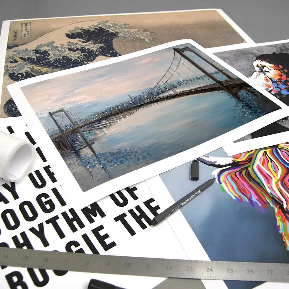 Waltwhitman Bridge Art Print Waltwhitman Bridge Art Print wall art product Ekaterina Ermilkina