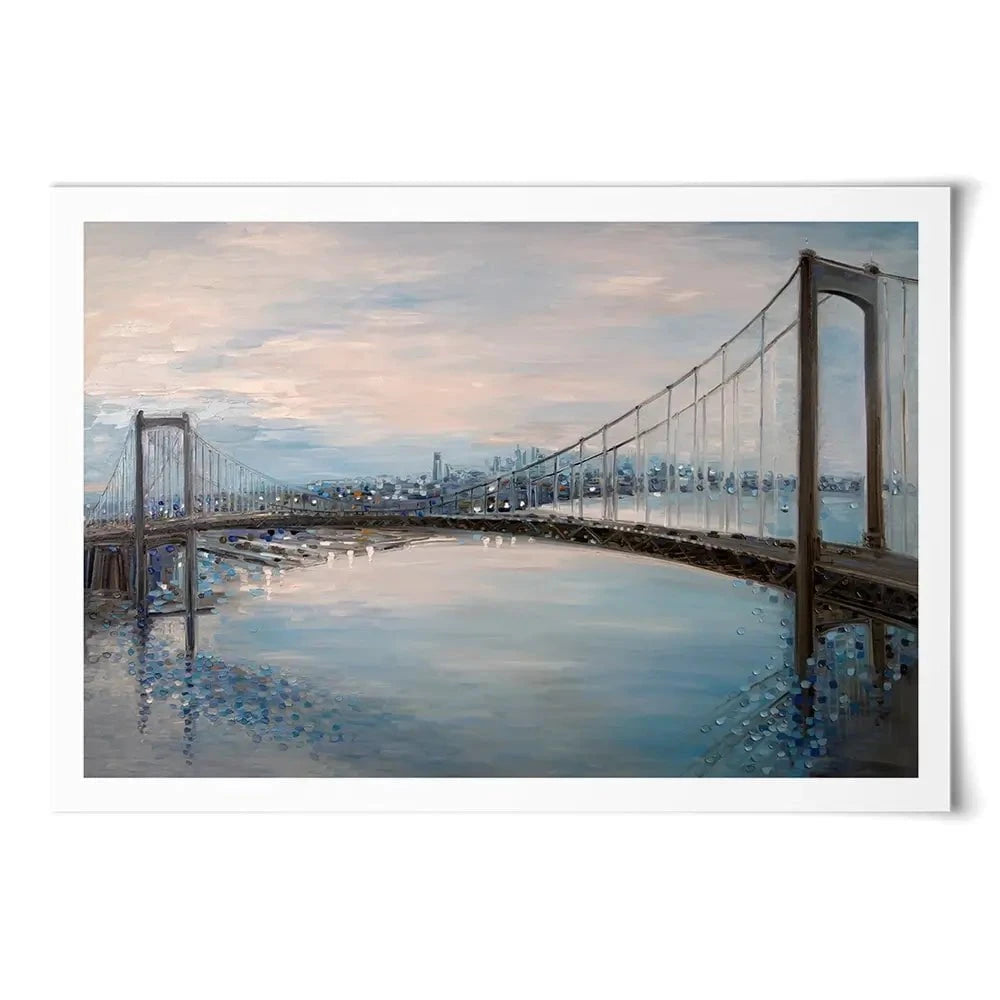 Waltwhitman Bridge Art Print Waltwhitman Bridge Art Print wall art product Ekaterina Ermilkina